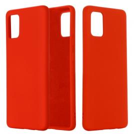 Husa protectie compatibila cu samsung a71 liquid silicone case rosu