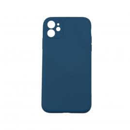 Husa protectie flippy compatibila cu apple iphone 12 liquid silicone case albastru
