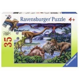 Puzzle dinozauri - 35 piese