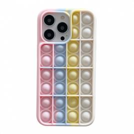 Husa de protectie flippy pop it compatibila cu apple iphone 13,model 5,multicolor
