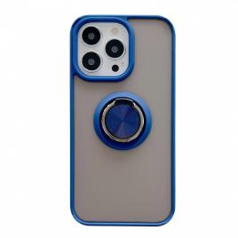 Husa de protectie flippy compatibila cu apple iphone 13,defender cu prindere inel,albastru