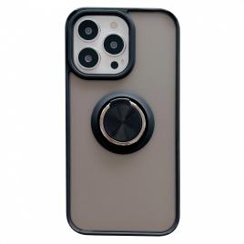 Husa de protectie flippy compatibila cu apple iphone 13 mini,defender cu prindere inel,negru