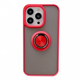Husa de protectie flippy compatibila cu apple iphone 13 pro,defender cu prindere inel,rosu