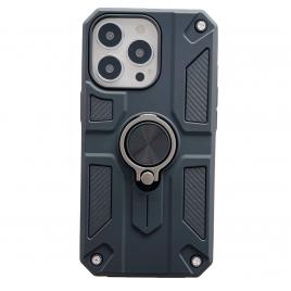 Husa protectie flippy compatibila cu apple iphone 13 defender model 5 cu suport prindere inel,negru
