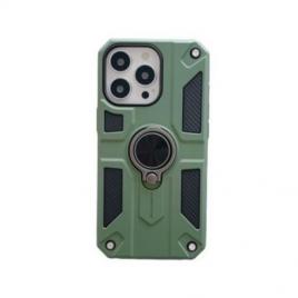 Husa protectie flippy compatibila cu apple iphone 13 mini defender model 5 cu suport,verde