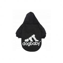 Hainuta cu gluga pentru catei dogbaby,gonga® negru m