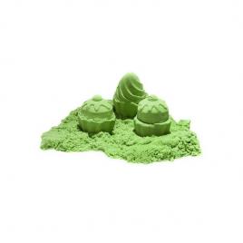 Nisip kinetic pentru copii, 1 kg verde