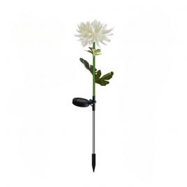 Lampa solara led tip crizantema cu o floare pentru gradina, inaltime 80 cm, flippy