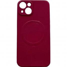 Husa protectie flippy compatibila cu iphone 12 (6.1), liquid magsafe, ring-shaped, magnetica, visiniu