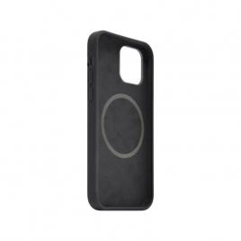 Husa protectie flippy pentru iphone 13 mag safe, 2 in 1 incarcare si magnet, soft silicone, verde
