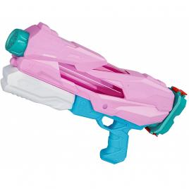 Pistol cu apa pentru copii, rezervor, pentru piscina/plaja, flippy, 6ani+,  5 duze, quick fill, roz, 800ml