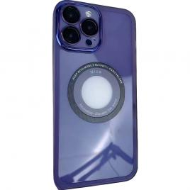 Husa protectie magsafe tpu, flippy, pentru iphone 14, cu decupaj logo, folie sticla camera, mov