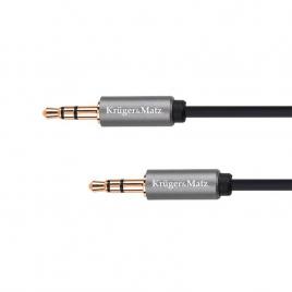 Cablu jack 3.5 mm tata - tata 1.8m basic kruger&matz