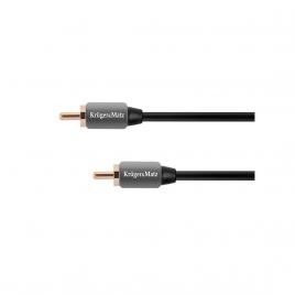 Cablu audio rca 1m profesional kruger&matz