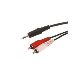 Cablu jack 3.5 mm la 2x rca 10m stereo cabletech
