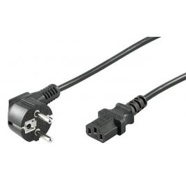 Cablu alimentare pc 1.5m schuko tata 90 la iec320-c13 mama h03vv-f3g 0.75mm² conductor aluminiu