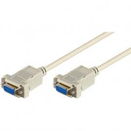Cablu serial null modem 2m rs232 db9 mama-mama goobay