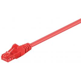 Cablu utp cat6 mufat 0.5m patch cord rosu goobay