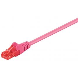 Cablu utp cat6 mufat 2m rj45-rj45 patch cord rosu goobay