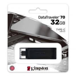 Flash drive 32gb dt70 usb 3.2 type c kingston