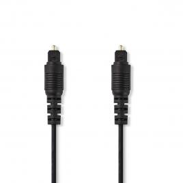 Cablu audio optic 1m toslink tata - toslink tata 1m negru nedis