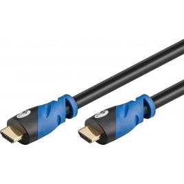 Cablu premium high speed hdmi ethernet hdmi v2.0b 0.5m goobay