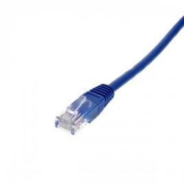 Cablu utp well cat6 patch cord 3m albastru