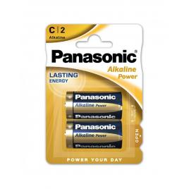 Panasonic baterii alcaline c (lr14) alkaline power bronze 2buc lr14apb/2bp