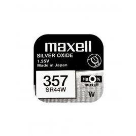Baterie ceas maxell sr44w v357 ag13 1.55v oxid de argint 1buc