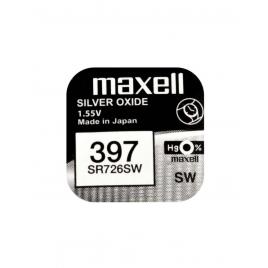 Baterie ceas maxell sr726sw v397 sr59 1.55v oxid de argint 1buc