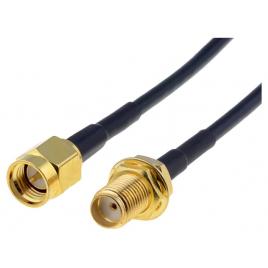 Cablu sma mama-tata 50 ohm 5m negru bq cable sma-smf/50/5