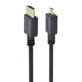Cablu hdmi 2.0 - micro hdmi 3m 4k negru 32awg gembird cc-hdmid-10