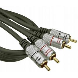 Cablu rca mufa tata x2 din ambele parti 3m negru prolink tcv4270-3.0