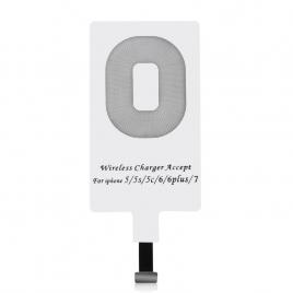 Receptor wireless qi pentru apple iphone alb choetech wp-ip-301wh