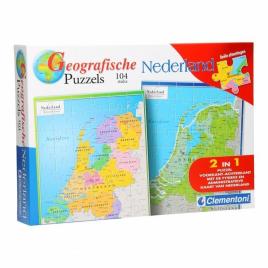 Puzzle geografic netherland 104 piese 2 in 1
