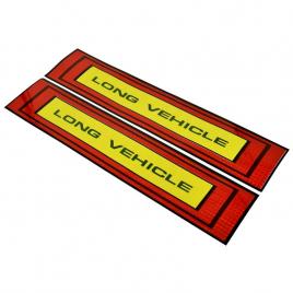 Set sticker reflectorizant pentru camion  long vehicle  50 x 10cm