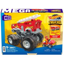 Set constructie 5 alarm mega hot wheels monster truck 284 piese