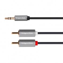 Cablu jack 3.5 - 2rca 10m basic k&m