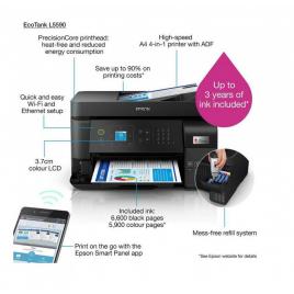 Epson l5590 ciss color inkjet mfp