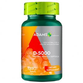 Vitamina d-5000 naturala 120cps gelatinoase moi