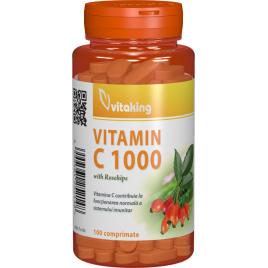 Vitamina c 1000mg macese 100cpr