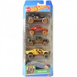 Set 5 masini hot wheels mud studs