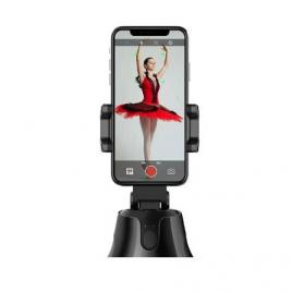 Suport pentru telefon halber®, rotatie de 360°, urmarirea fetei si a obiectivelor, fotografiere inteligenta, culoare negru