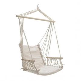 Hamac tip scaun, alb, max 150 kg, 100x50 cm, craig