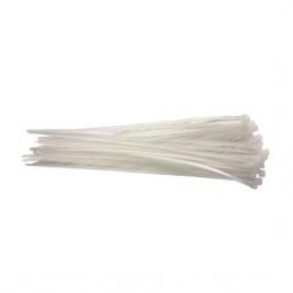 Coliere (fasete) plastic albe 2.5x150 mm, set 100 buc, beorol
