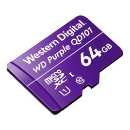 Card microsd 64gb'seria purple ultra endurance - western digital wdd064g1p0c