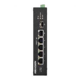 Switch 4 porturi poe'2 porturi uplink sfp/rj45 - hikvision ds-3t0306hp-e-hs