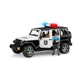 Jeep wrangler unlimited rubicon de politie cu sirena si figurina