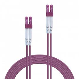 Cablu fibra optica lindy lc/lc om4, 3m