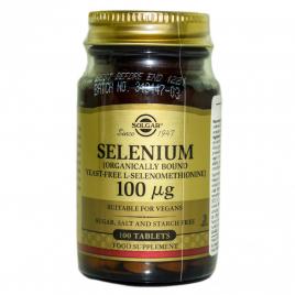 Selenium 100mg 100tb solgar